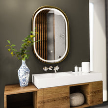 Load image into Gallery viewer, 36 in. x 48 in. LED Lighted Bathroom Vanity Mirror, Anti - Fog, CRI 90+, Adjustable Color Temperature &amp; Remembrance, Lighted Makeup Mirrors, Neu - U Style - LEDMyPlace