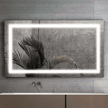 Load image into Gallery viewer, 36 in. x 48 in. LED Lighted Bathroom Vanity Mirror, CRI 90+, On/Off Touch Switch &amp; CCT Changeable With Remembrance, With Defogger, Both Vertical and Horizontal Wall Mounted Way, Inner Window Style - LEDMyPlace