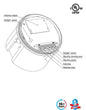 Load image into Gallery viewer, 360° 3 Step Dimming Motion &amp; Daylight Sensor for UFO High bay - 49ft max height - LEDMyPlace