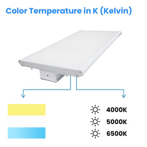 2FT Linear LED High Bay Light 105W/135W/165W Wattage Adjustable, 4000k/5000K/6500K CCT Changeable, Dip Switch, 0-10V Dim, 120-277V Input Voltage, ETL, DLC 5.1 Listed