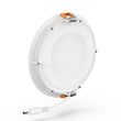 Load image into Gallery viewer, 6&quot; 12W LED Slim Panel Recessed Ceiling Light CCT 2700k 3000K 3500K 4000K 5000K, with Junction Box, Round
