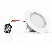 Load image into Gallery viewer, 4 Inch LED Recessed Lighting with Adjustable Eyeball, 10W, Dimmable, Mounting Clip, Recessed Downlights For Living Room, Office, Closets, Kitchens, Hallways - LEDMyPlace