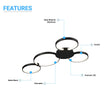 Load image into Gallery viewer, 4 Rings, LED Circle Flushmount Lights, 41W, 3000K, 2986LM, Hallway Light Fixtures, - LEDMyPlace