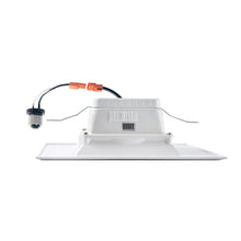 Load image into Gallery viewer, 4" Square LED Downlight, 10W, 5CCT Changeable: 2700K/3000K/3500K/4000K/5000K, 120V AC, Baffle Aluminum Trim, Damp Rated - LEDMyPlace