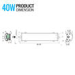 Load image into Gallery viewer, 40 Watt 2FT LED Explosion Proof Low Bay Linear Light, FLF Series, 0 - 10V Dimming, 5000K, 5600LM, AC100 - 277V, IP66, Hazardous Location Lighting Fixtures - LEDMyPlace