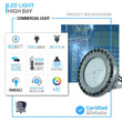 Load image into Gallery viewer, 400 Watt LED Explosion Proof Round High Bay Light, B Series, Dimmable, 5000K, 56000LM, AC100 - 277V, IP66, Ideal for Oil &amp; Gas Refineries, Drilling Rigs, Petrochemical Facilities - LEDMyPlace