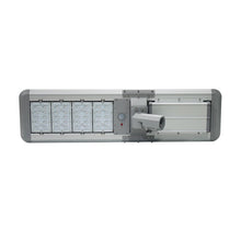 Load image into Gallery viewer, 40W Outdoor LED Solar Street Light, 5700K, IP66, 18VDC, Adjustable Mount, Silver - LEDMyPlace