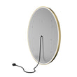 Load image into Gallery viewer, Oval LED Lighted Bathroom Vanity Mirror, Touch Switch, Anti - Fog Wall Mounted Makeup Mirror &amp; CCT Remembrance, CRI 90+, LED Oval Mirror for Bathroom, Lunar Style - LEDMyPlace