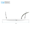 Load image into Gallery viewer, 5 in. and 6 in. LED Recessed Lighting, Surface Mount Disk Light, Round, 15W, Triac Dimming, ETL, Energy Star Listed, For Family Room, Kitchens, Hallways, Basement - LEDMyPlace