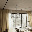 Load image into Gallery viewer, 5 - Light Chrome and Stainless Steel Chandelier Light with White Glass, E12 Base, 120V, Bulb Type B10, Socket type E12, Max wattage Per Socket 60W - 28“D x 16”H - LEDMyPlace