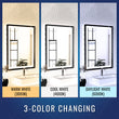 Load image into Gallery viewer, Frontlit/Backlit LED Lighted Bathroom Vanity Mirror with Frame, Anti-Fog, Touch Button, CRI 90+, Adjustable CCT &amp; Memory, Magnum Style