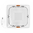 Load image into Gallery viewer, 6&quot; 12W LED Slim Panel Recessed Ceiling Light CCT 2700K 3000K 3500K 4000K 5000K, with Junction Box, Square