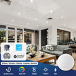 Load image into Gallery viewer, 6" LED Disk Downlight, 15W, 5CCT Changeable: 2700K/3000K/3500K/4000K/5000K, 120V AC, Damp Location - LEDMyPlace