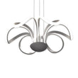 Load image into Gallery viewer, 6 - Light 30" Wide Modern/Contemporary Cage LED Chandelier Ceiling Light, 70W, 3000K, 3500LM, Adjustable Height - LEDMyPlace