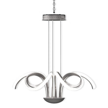 Load image into Gallery viewer, 6 - Light 30" Wide Modern/Contemporary Cage LED Chandelier Ceiling Light, 70W, 3000K, 3500LM, Adjustable Height - LEDMyPlace