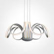 Load image into Gallery viewer, 6 - Light 30" Wide Modern/Contemporary Cage LED Chandelier Ceiling Light, 70W, 3000K, 3500LM, Adjustable Height - LEDMyPlace