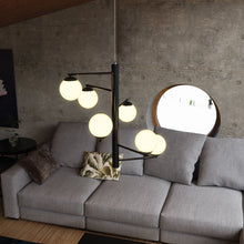 Load image into Gallery viewer, 6 - Lights, Chandelier, 47W, 3000K, Matte Black Body Finish, Dimmable - LEDMyPlace