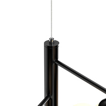 Load image into Gallery viewer, 6 - Lights, Chandelier, 47W, 3000K, Matte Black Body Finish, Dimmable - LEDMyPlace