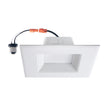 Load image into Gallery viewer, 6" Square LED Downlight - CCT Changeable 2700K/3000K/3500K/4000K/5000K, 15W, 120V AC, Baffle Aluminum Trim, Damp Location - Dimmable Ceiling Lights with E26 base - LEDMyPlace
