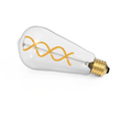 Load image into Gallery viewer, 6 Watt 2 - Soft Filament, ST18 Dimmable LED Clear Vintage Style Light Bulb Vintage Antique Style Light Bulb, 120V/60Hz, 2700K, 450LM, E26 - LEDMyPlace
