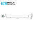 Load image into Gallery viewer, 60 Watt 4FT LED Explosion Proof Low Bay Linear Light, FLF Series, 0 - 10V Dimming, 5000K, 8400LM, AC100 - 277V, IP66, Hazardous Location Lighting Fixtures - LEDMyPlace