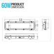 Load image into Gallery viewer, 60 Watt 4FT LED Explosion Proof Vapor Proof Light, R Series, Dimmable, 5000K, 8400LM, AC100 - 277V, IP66, Hazardous Location Lighting Fixtures - LEDMyPlace