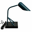 Load image into Gallery viewer, 6.25″W x 16.2″H Black/Blue Table Lamp with E12 Socket, Outlet, and USB Ports - LEDMyPlace