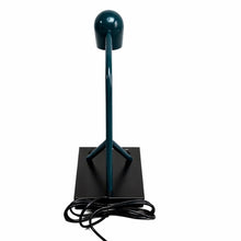Load image into Gallery viewer, 6.25″W x 16.2″H Black/Blue Table Lamp with E12 Socket, Outlet, and USB Ports - LEDMyPlace