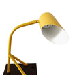 Load image into Gallery viewer, 6.25″W x 16.2″H Black/Yellow Table Lamp with E12 Socket, Outlet, and USB Ports - LEDMyPlace