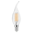 Load image into Gallery viewer, 6W Filament LED Bulb, 2700K, 500LM, 120V/60Hz, 4 - filament, E12, Candelabra Light Bulbs, Dimmable, Clear - LEDMyPlace