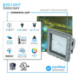 Load image into Gallery viewer, 80 Watt LED Explosion Proof Flood Light, D Series, Dimmable, 5000K, 10800LM, AC100 - 277V, IP66, Hazardous Location Lighting Fixtures - LEDMyPlace
