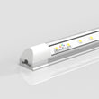 Load image into Gallery viewer, 8ft LED Shop Light Fixture, 60W V Shape 6500K 7200LM Clear Cover, AC100 - 277V, ETL Listed, Plug and Play, Damp Location, High Output T8 Integrated LED Tube, Linkable LED Shop Lights for Garage, Warehouse, Workshop - LEDMyPlace