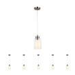 Load image into Gallery viewer, 8W Cylinder Shape LED Pendant Light, Brushed Nickel Finish, 4000K (Cool White), 500 Lumens, ETL Listed - LEDMyPlace