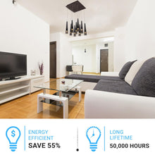 Load image into Gallery viewer, 9 - Lights, Multi Light Pendant with Smoke grey Body Finish,45W, 3000K, 2250LM, Dimmable, For Kitchen Island Dining Room Living Room Cafe Pub - LEDMyPlace