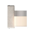 Load image into Gallery viewer, 9W LED Wall Sconce Light, 3000K Warm White 500LM 120V Brushed Nickel Finish, ETL Listed, Dimmable, Hallway Light Fixtures - LEDMyPlace