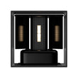 Load image into Gallery viewer, 9W Square Shape LED Wall Sconce, 3000K Warm White, 500LM, Clear Glass, Wall Mount, 120V Triac Dimmable ETL Damp Location - LEDMyPlace