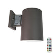 Load image into Gallery viewer, LED Outdoor Single Sided Light With Remote, RGBW, Cylinder, 36W, AC100-277V, IP65, ETL CE RoSH Approval, Outdoor Wall Lights