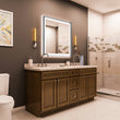 Load image into Gallery viewer, Frontlit/Backlit LED Lighted Bathroom Vanity Mirror with Frame, Anti-Fog, Touch Button, CRI 90+, Adjustable CCT &amp; Memory, Magnum Style