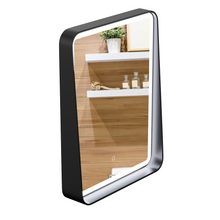 Load image into Gallery viewer, led-lighted-shelf-mirror-touch-switch-defogger-and-cct-remembrance-raven-style