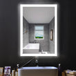Load image into Gallery viewer, 24 in. x 36 in. LED Lighted Bathroom Vanity Mirror, On/Off Touch Switch, CRI 90+, CCT Changeable With Remembrance, Anti-Fog Mirror, Wall Mounted Makeup Vanity Mirror, Window Style