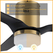 Load image into Gallery viewer, SPEZIA 48 inch 3-Blade Flush Mount Smart Ceiling Fan with LED Light &amp; Remote