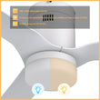 Load image into Gallery viewer, SPEZIA 48 inch 3-Blade Flush Mount Smart Ceiling Fan with LED Light &amp; Remote