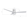 Load image into Gallery viewer, SPEZIA 48 inch 3-Blade Flush Mount Smart Ceiling Fan with LED Light &amp; Remote