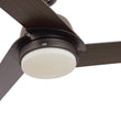 Load image into Gallery viewer, Aeryn 52 inch 3 - Blade Best Smart Ceiling Fan with Wall Switch - Oil Rubbed Bronze/Walnut - LEDMyPlace