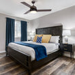 Load image into Gallery viewer, Aeryn 52 inch 3 - Blade Best Smart Ceiling Fan with Wall Switch - Oil Rubbed Bronze/Walnut - LEDMyPlace