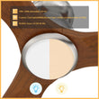 Load image into Gallery viewer, AKRON 52 inch 3 - Blade Flush Mount Smart Ceiling Fan with LED Light &amp; Remote - LEDMyPlace