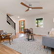 Load image into Gallery viewer, AKRON 52 inch 3 - Blade Flush Mount Smart Ceiling Fan with LED Light &amp; Remote - LEDMyPlace