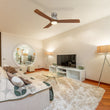 Load image into Gallery viewer, AKRON 52 inch 3 - Blade Flush Mount Smart Ceiling Fan with LED Light &amp; Remote - LEDMyPlace