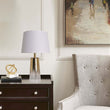 Load image into Gallery viewer, Alecrim Ombre Glass Best Table Lamp 25" - Gold Ombre/Ivory White (Set of 2) - LEDMyPlace