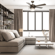 Load image into Gallery viewer, Alexandria 52'' Best Smart Ceiling Fan with wall control, Works with Google Assistant and Amazon Alexa,Siri Shortcut - LEDMyPlace